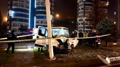 Malatya Çevre Yolu'nda gece yarısı meydana gelen feci trafik kazasında,