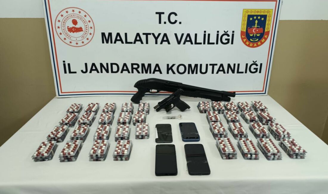 Malatya Jandarma Komutanlığı, Yeşilyurt'ta düzenlediği operasyonla zehir tacirlerine darbe vurdu.
