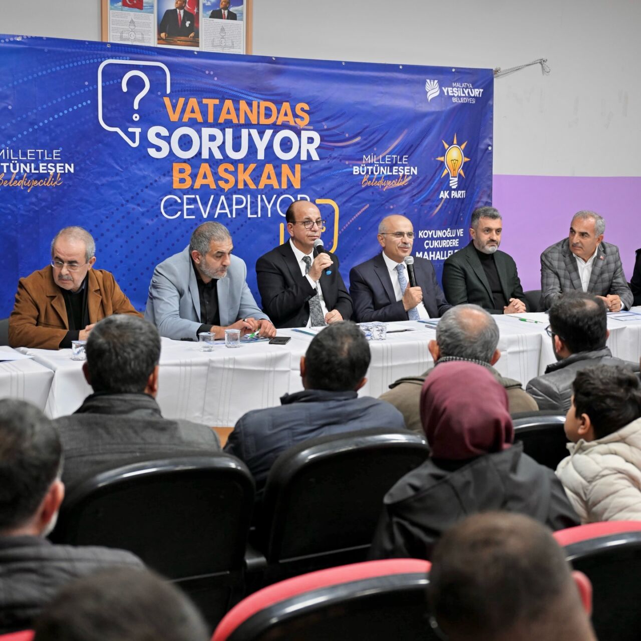 Yeşilyurt Belediyesi Muhtarlık İşleri Müdürlüğü tarafından düzenlenen “Vatandaş Soruyor, Başkanlar