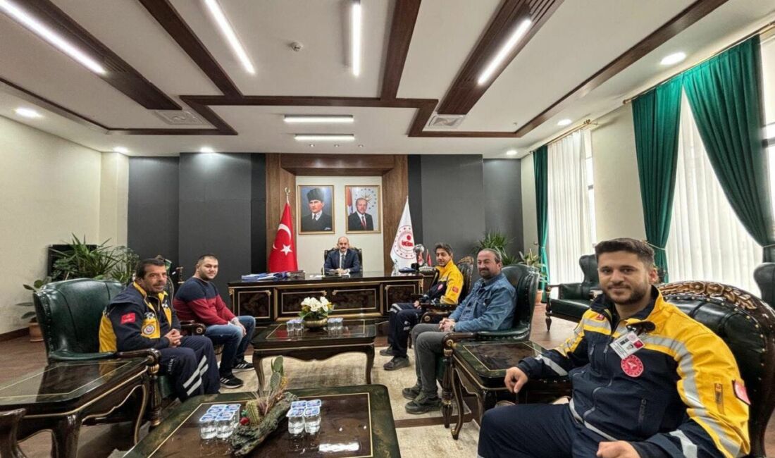Acil Sağlık Hizmetleri Haftası kapsamında 112 ekipleri, Kaymakam Ahmet Fatih