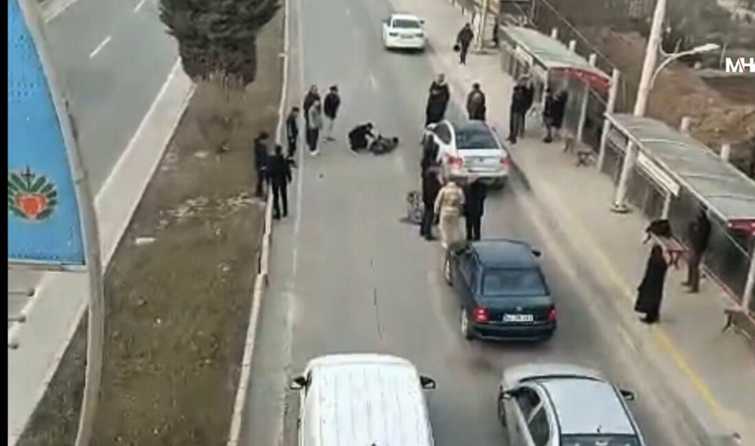 Malatya’da sabah saatlerinde otomobil ile motosikletin çarpışması sonucu meydana gelen
