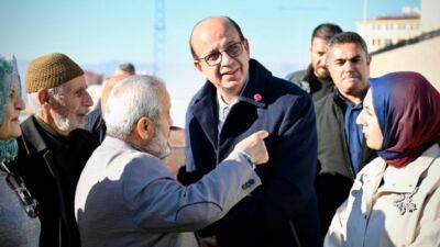 Yeşilyurt Belediye Başkanı Prof. Dr. İlhan Geçit, İkizce TOKİ Konutları’nda