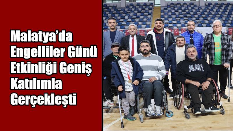 3 Aralık Dünya Engelliler Günü kapsamında düzenlenen etkinlikte engelli bireyler