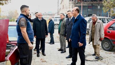 Yeşilyurt Belediye Başkanı Prof. Dr. İlhan Geçit, ÖZSAN Sanayi Sitesi