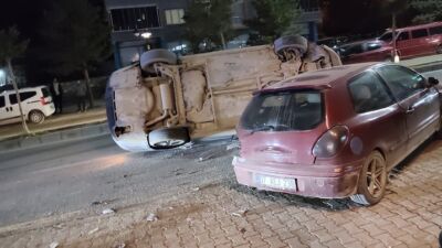 Malatya'nın Battalgazi ilçesinde akşam saatlerinde meydana gelen trafik kazasında, bir