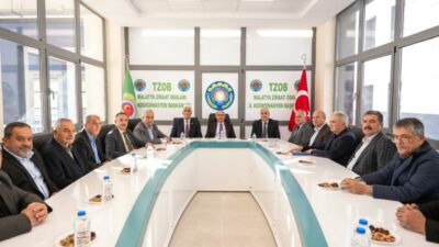 Malatya Büyükşehir Belediye Başkanı Sami Er, Battalgazi Ziraat Odasında Malatya