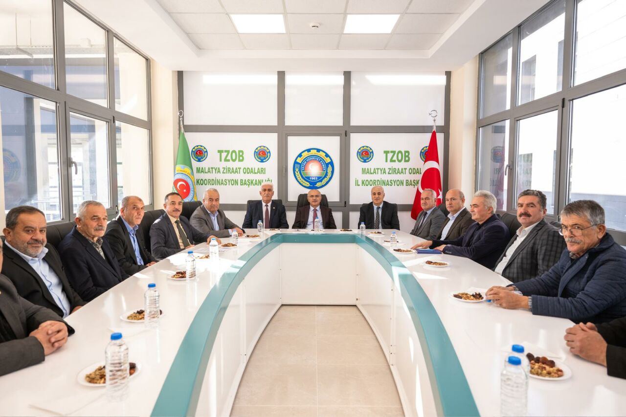 Malatya Büyükşehir Belediye Başkanı Sami Er, Battalgazi Ziraat Odasında Malatya