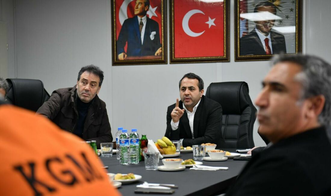 AK Parti Malatya Milletvekili Abdurrahman Babacan, Kuzey Çevre Yolu şantiyesinde