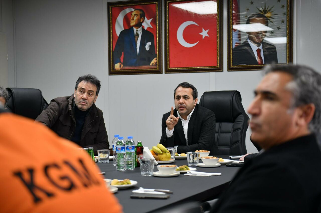 AK Parti Malatya Milletvekili Abdurrahman Babacan, Kuzey Çevre Yolu şantiyesinde