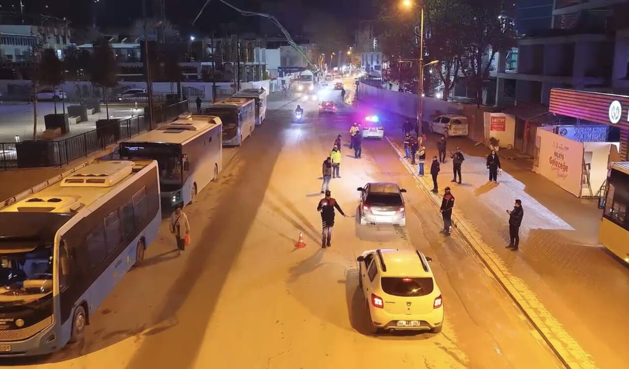 Malatya genelinde huzur ve güven ortamının korunmasına yönelik yürütülen denetimler
