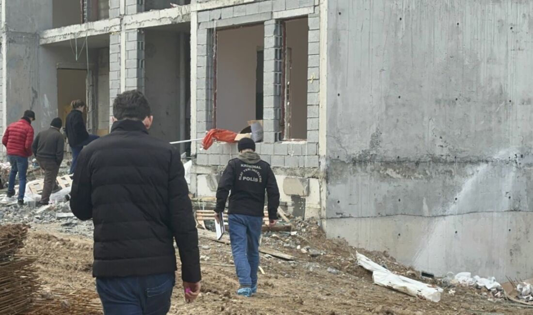 Battalgazi Çöşnük'te devam eden rezerv alan inşaatında 21 yaşındaki Kadir