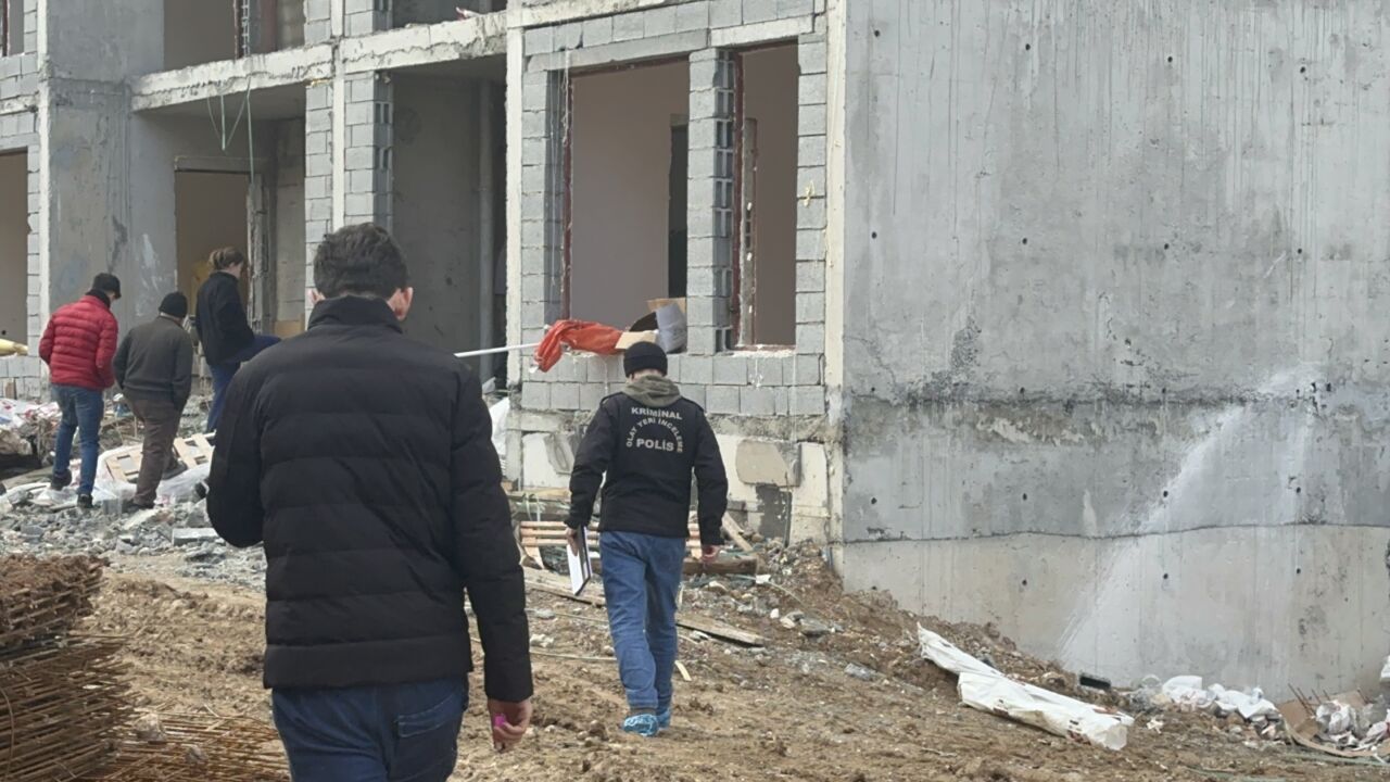 Battalgazi Çöşnük'te devam eden rezerv alan inşaatında 21 yaşındaki Kadir