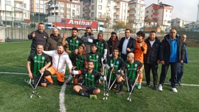 Süper Lig'de mücadele eden Malatya Büyükşehir Ampute Futbol Takımı, ligin