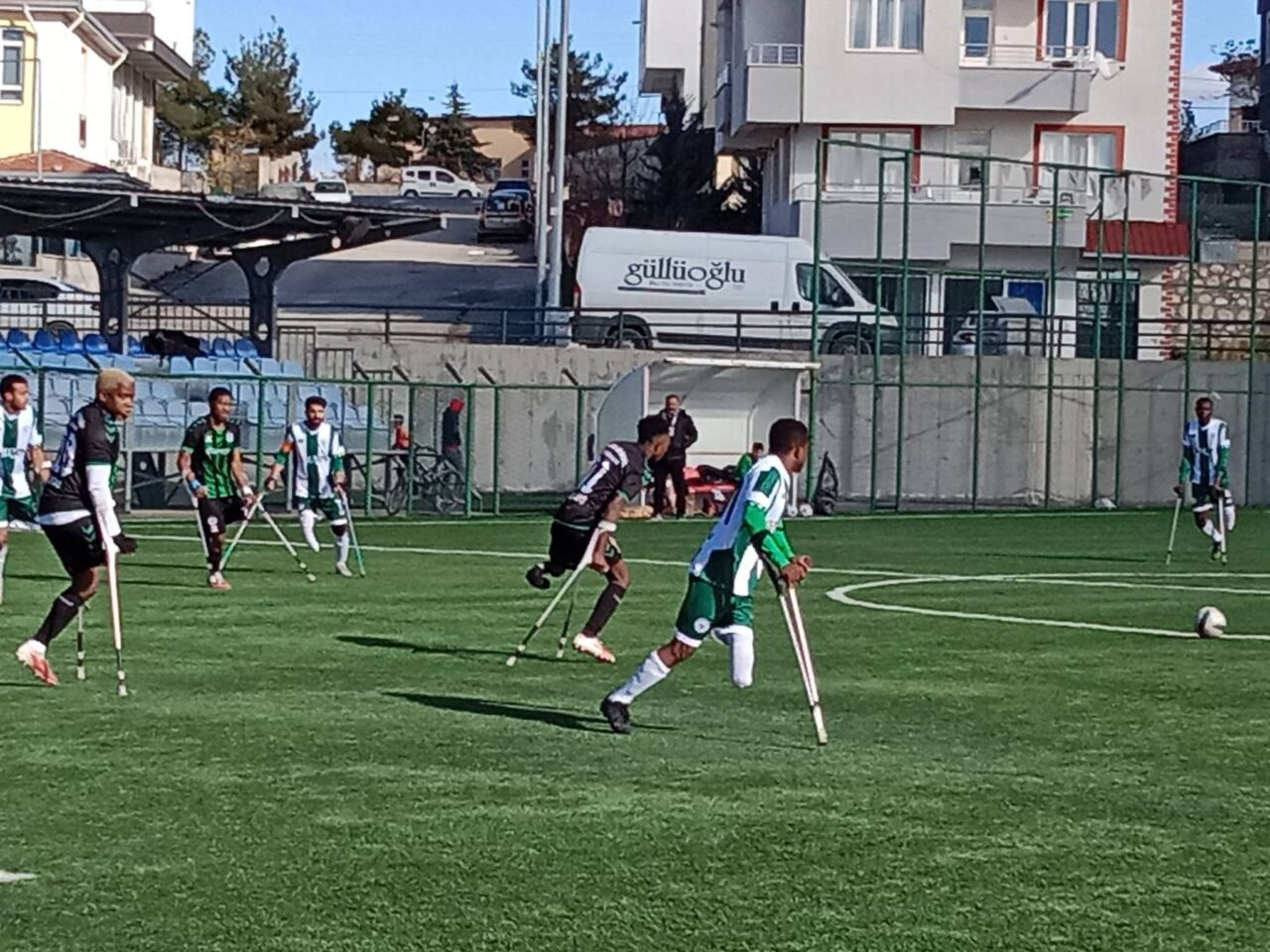 Malatya Belediyesi Ampute Spor, Ampute Futbol Ligi’nde sahasında ağırladığı Konya