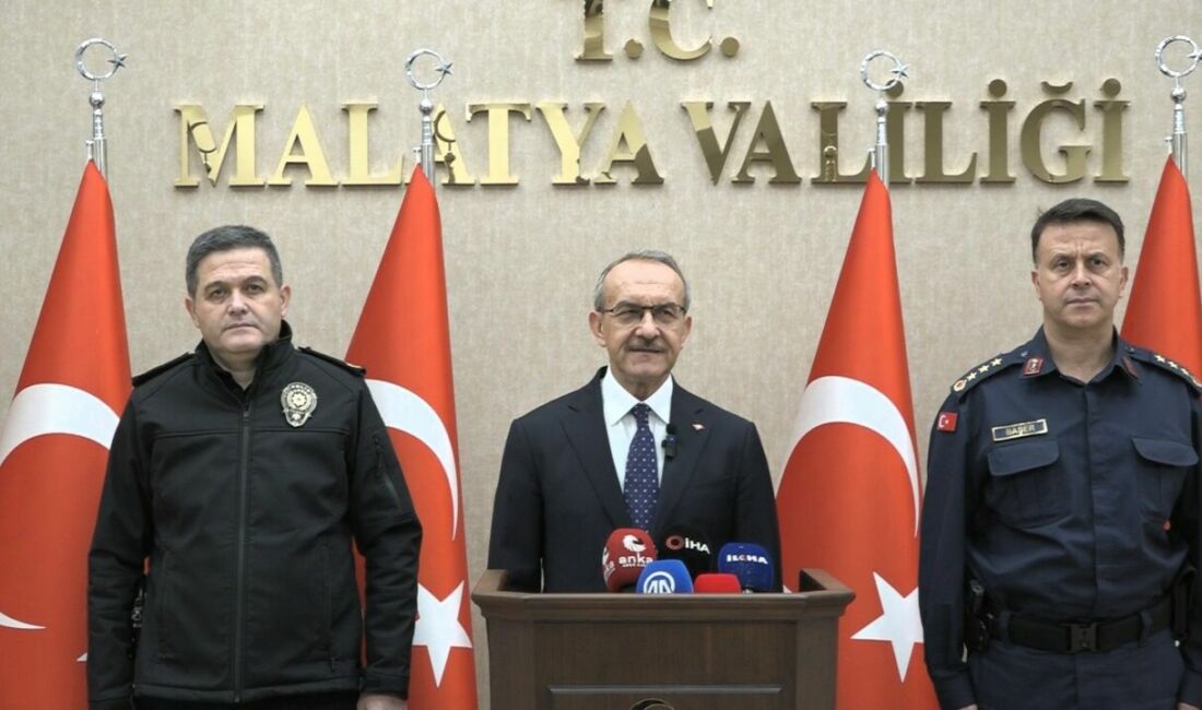 Malatya Valisi Seddar Yavuz, 2025 yılı güvenlik verilerini açıkladı. Terörden