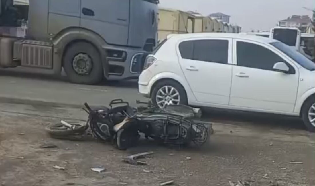 Malatya’nın Yeşilyurt ilçesi Yakınca Mahallesi’nde meydana gelen trafik kazasında bir