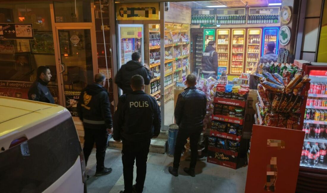 Malatya genelinde yılbaşı tedbirleri kapsamında gerçekleştirilen denetimlerde 109 tekel bayii