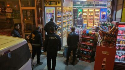 Malatya genelinde yılbaşı tedbirleri kapsamında gerçekleştirilen denetimlerde 109 tekel bayii