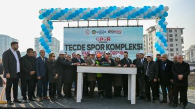 Tecde Spor Kompleksi’nin Temeli Atıldı Malatya Büyükşehir Belediyesi tarafından Tecde Mahallesi’nde hayata geçirilecek Tecde Spor