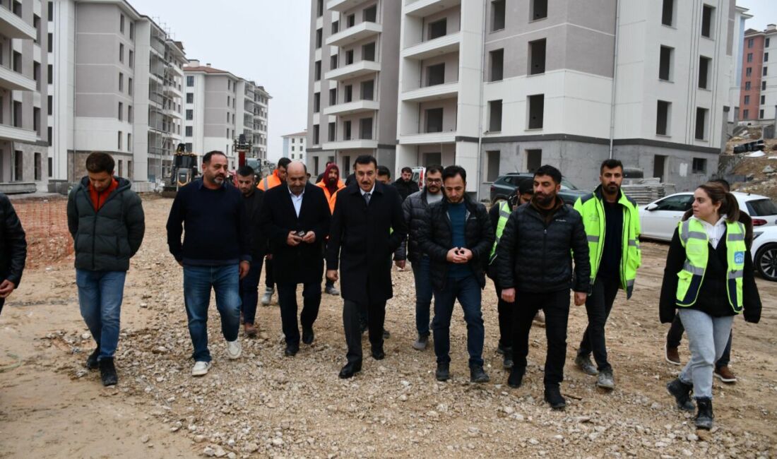 Battalgazi Taştepe’de yapımı süren 3.500 konutluk projede çalışmalar hızlandı. Tüfenkci,