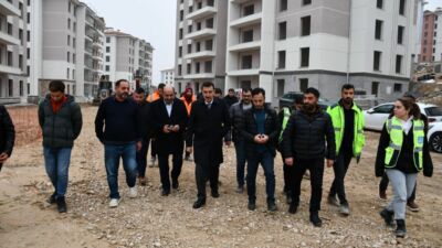 Battalgazi Taştepe’de yapımı süren 3.500 konutluk projede çalışmalar hızlandı. Tüfenkci,