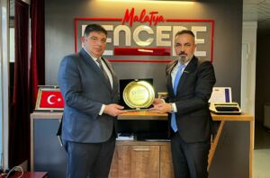 ULUSKON Malatya Şube Başkanı Özcan Polat ve beraberindeki heyet, Malatya