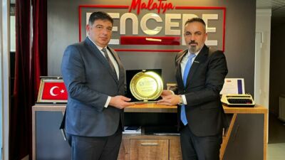 ULUSKON Malatya Şube Başkanı Özcan Polat ve beraberindeki heyet, Malatya