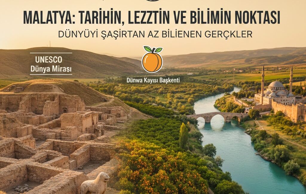 Malatya sadece kayısısıyla değil, binlerce yıllık tarihi, coğrafi konumu ve