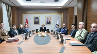 Malatya Valisi Seddar Yavuz başkanlığında yapılan İl Güvenlik Asayiş ve