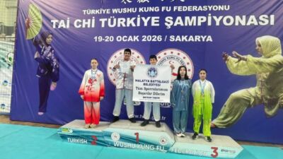 Battalgazi Belediyesi wushu sporcuları, Sakarya’da düzenlenen Türkiye Wushu Kung Fu