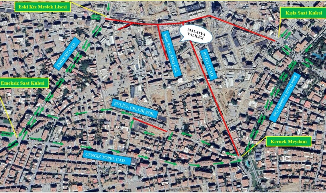 Malatya kent merkezinde altyapı hizmetlerini güçlendirmek amacıyla önemli bir çalışma