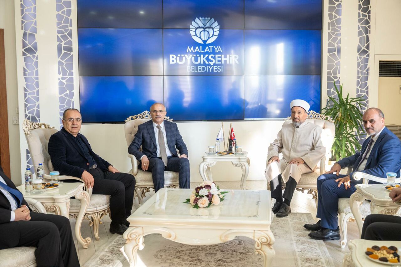 Mirac Kandili programları kapsamında Malatya’ya gelen Diyanet İşleri Başkanı Prof.