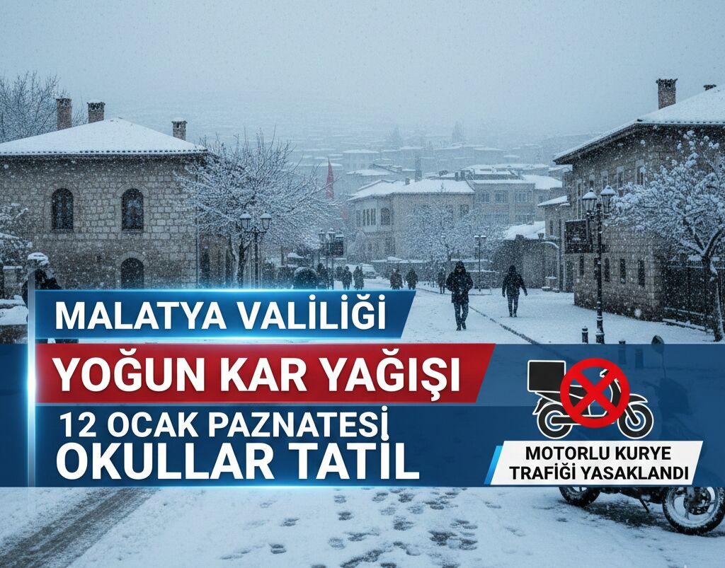 Malatya Valisi Seddar Yavuz, yoğun kar yağışı ve buzlanma beklentisi