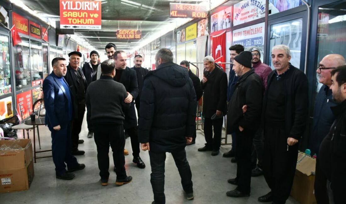 MAGİNDER Başkanı Salih Karademir, Ankara Çarşısı’nda esnafla bir araya gelerek
