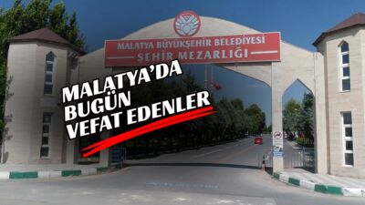 Malatya Büyükşehir Belediyesi Mezarlıklar Müdürlüğü verilerine göre 3 Haziran 2026