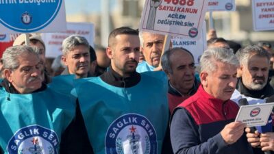 Sağlık-Sen ve Memur-Sen’in 81 ilde eş zamanlı başlattığı açıklamalar kapsamında