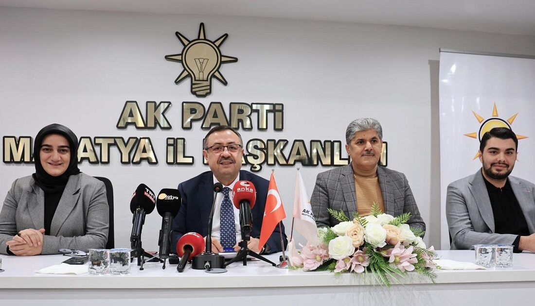 AK Parti Malatya İl Başkanı, partisinin hem Türkiye genelinde hem