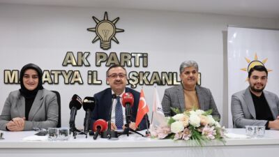 AK Parti Malatya İl Başkanı, partisinin hem Türkiye genelinde hem
