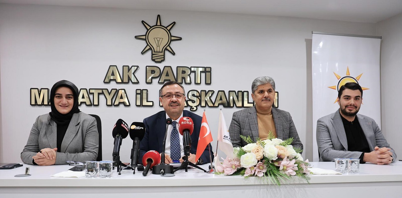 AK Parti Malatya İl Başkanı, partisinin hem Türkiye genelinde hem