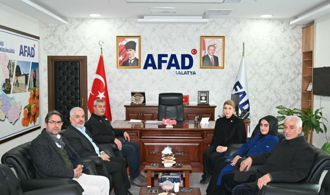 AK Parti Malatya Milletvekili İnanç Siraç Kara Ölmeztoprak, AFAD ziyareti