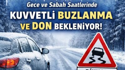 Meteoroloji 13. Bölge Müdürlüğü, Malatya genelinde 14–19 Ocak tarihleri arasında