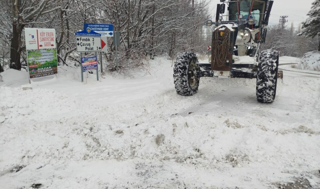 Malatya’nın Darende ilçesinde etkili olan olumsuz hava koşulları nedeniyle taşımalı