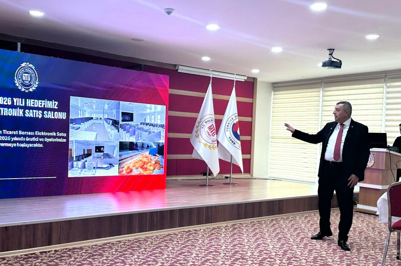 Malatya Ticaret Borsası Başkanı Ramazan Özcan, lisanslı depolarda 20 bin