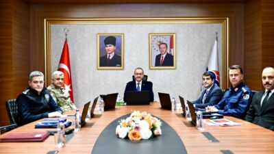 Malatya Valisi Seddar Yavuz başkanlığında gerçekleştirilen İl Güvenlik, Asayiş ve