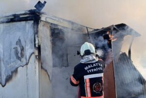 Malatya Samanköy Konteyner Kent’te çıkan konteyner yangını, Malatya Büyükşehir Belediyesi