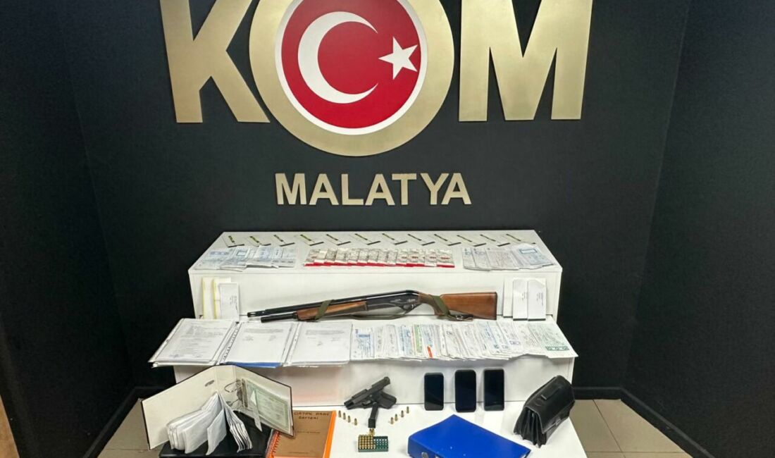 Malatya’da tefecilik suçuna yönelik düzenlenen eş zamanlı operasyonda faizle para