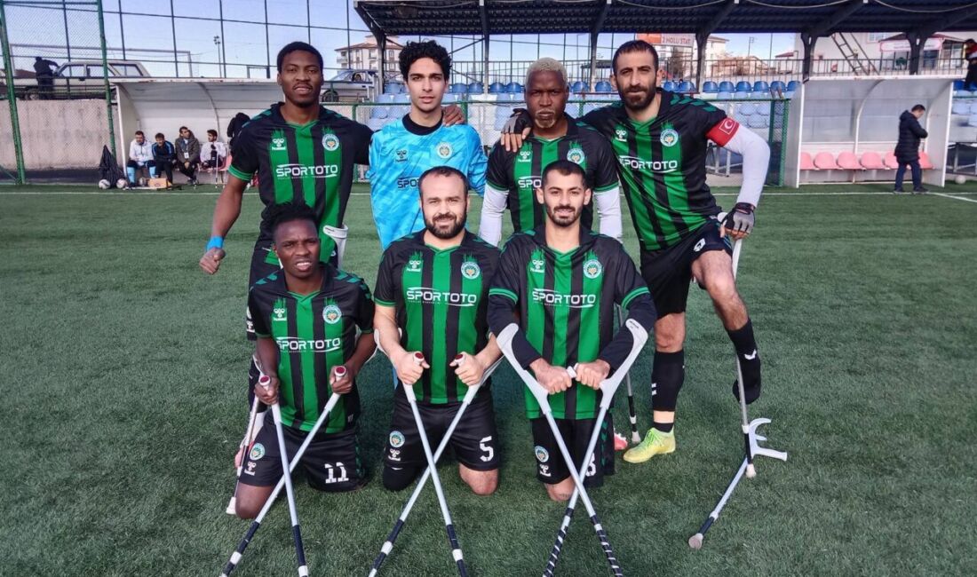 Ampute Futbol Süper Ligi’nin 11. haftasında Malatya Büyükşehir Belediyespor Ampute