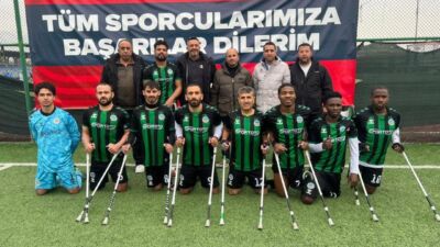 Ampute Futbol Süper Ligi 8. haftasında Malatya Büyükşehir Belediyespor Ampute