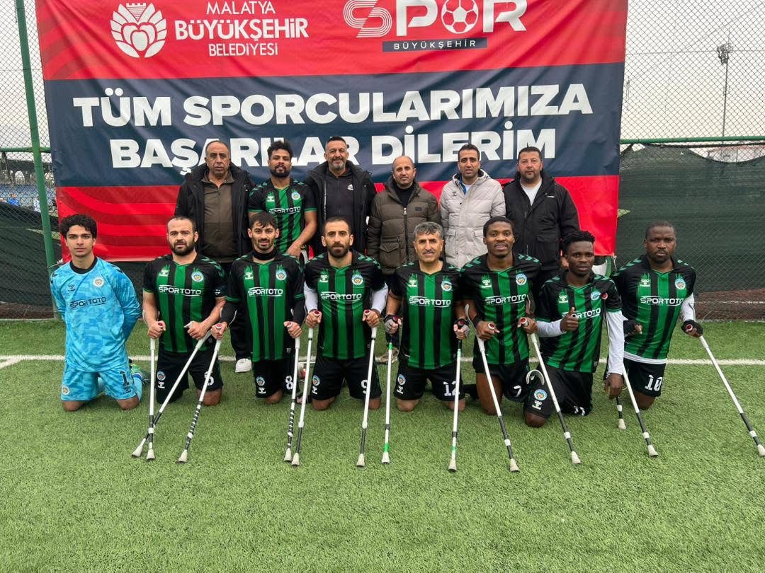 Ampute Futbol Süper Ligi 8. haftasında Malatya Büyükşehir Belediyespor Ampute