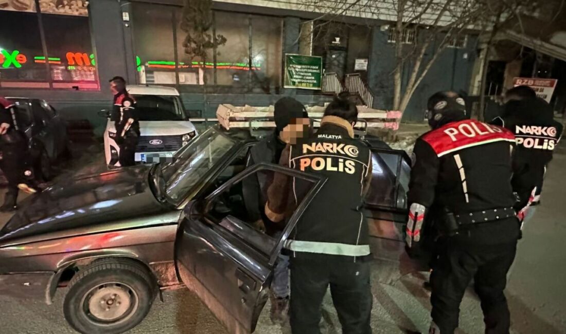 Malatya İl Emniyet Müdürlüğü’ne bağlı Narkotik Suçlarla Mücadele, Asayiş ve